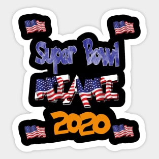 Miami super bowel Sticker